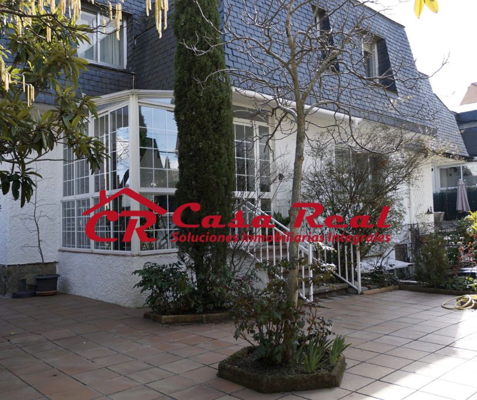 Exterior view of Single-family semi-detached for sale in Galapagar  with Heating, Private garden and Parquet flooring