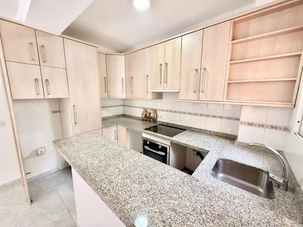 Kitchen of Flat for sale in Nerja  with Terrace, Swimming Pool and Balcony