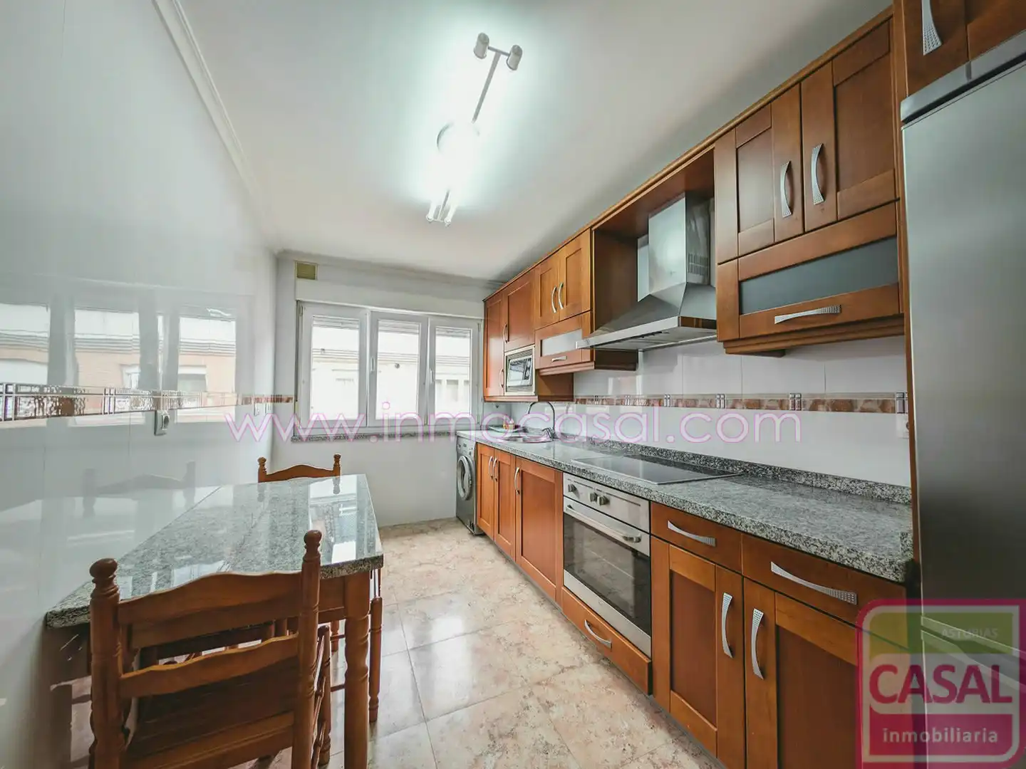 Kitchen of Flat for sale in Langreo  with Heating, Storage room and Furnished
