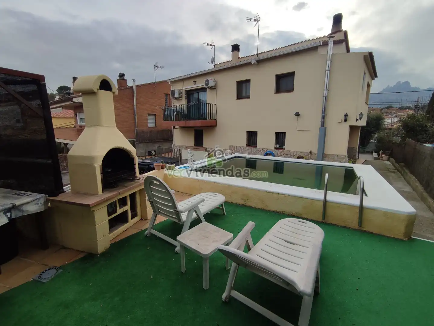 Piscina de Casa o xalet en venda en Vacarisses amb Aire condicionat, Calefacció i Jardí privat