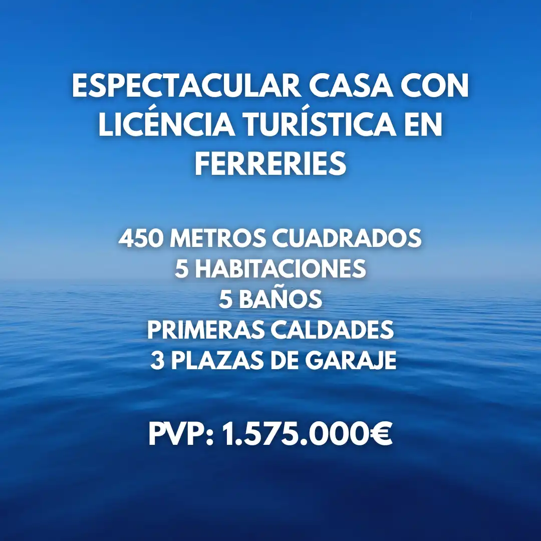 Parking of Houses for sale in Ferreries  with Air Conditioner, Heating and Private garden