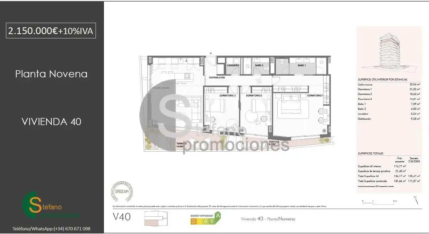 Piso con piscina en venta en Calle Pacífico, imagen 35