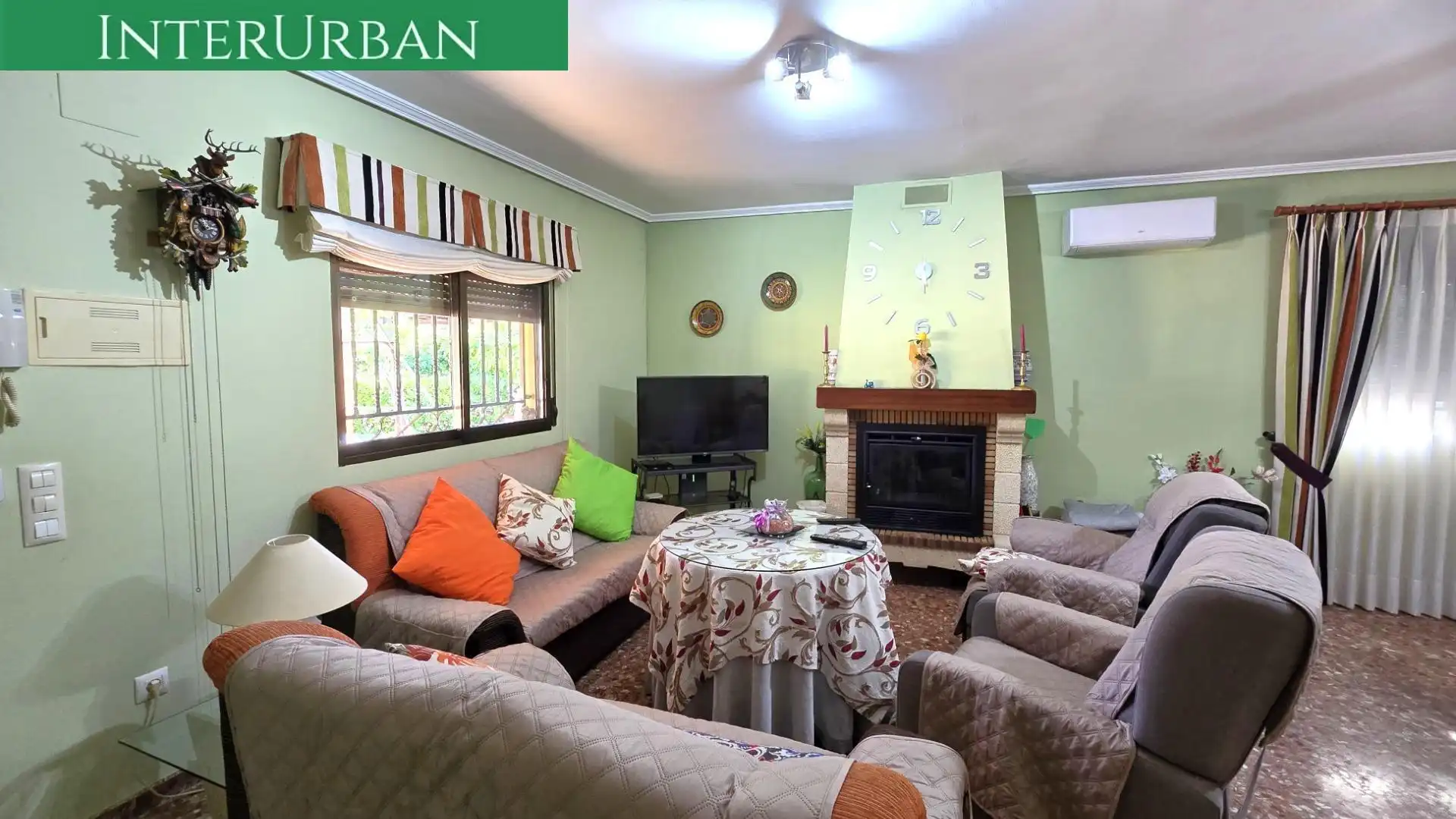 Sala de estar de Casa o chalet en venta en Vilamarxant con Aire acondicionado, Jardín privado y Terraza