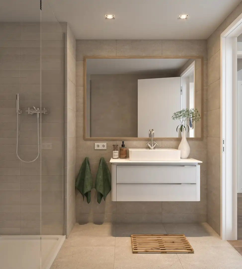 Bathroom of Attic for sale in Pollença  with Air Conditioner, Heating and Parquet flooring
