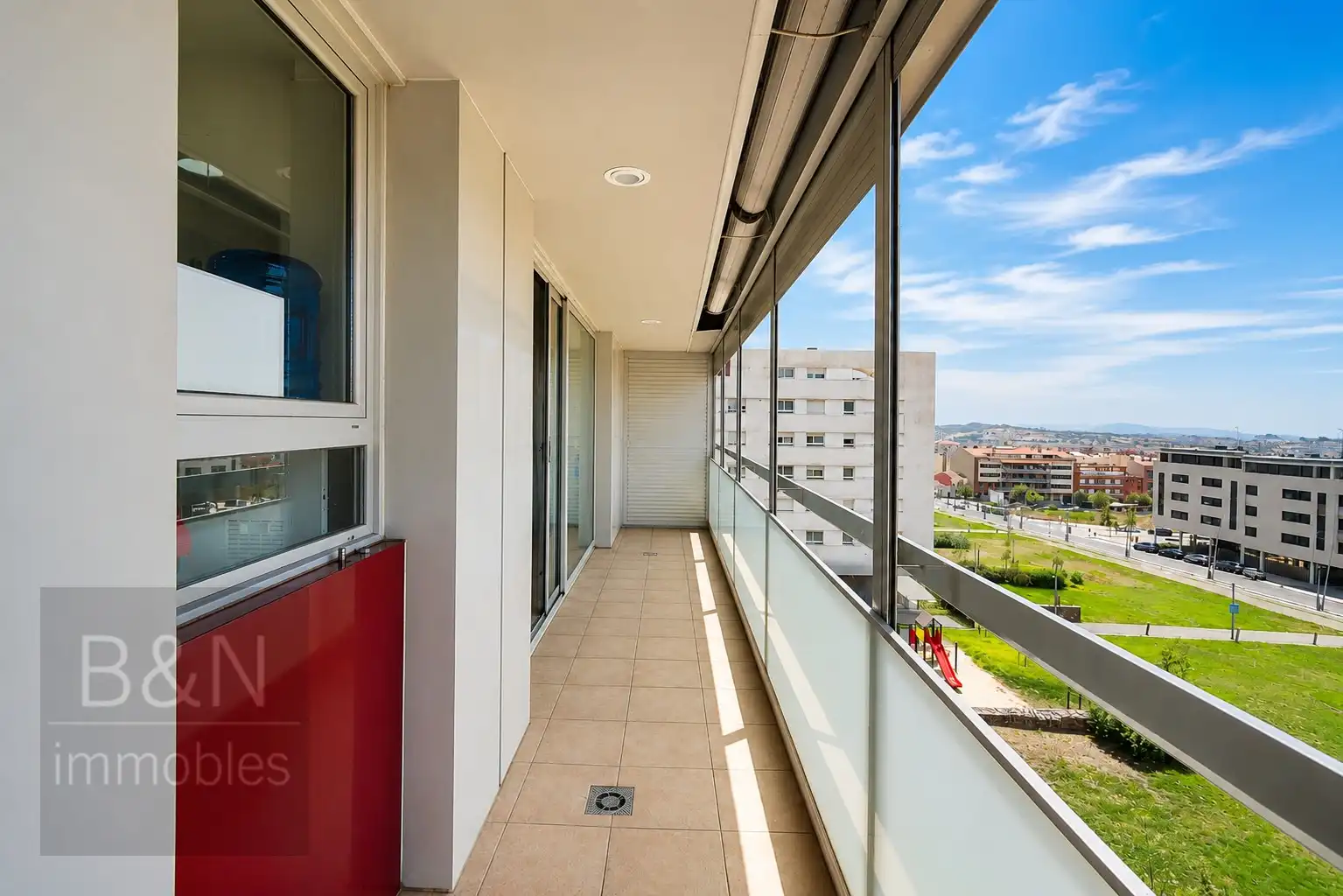Balcony of Flat for sale in Terrassa  with Air Conditioner, Heating and Terrace