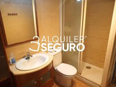 Badezimmer von Wohnung zur Miete in Alegría-Dulantzi mit Heizung, Terrasse und Möbliert
