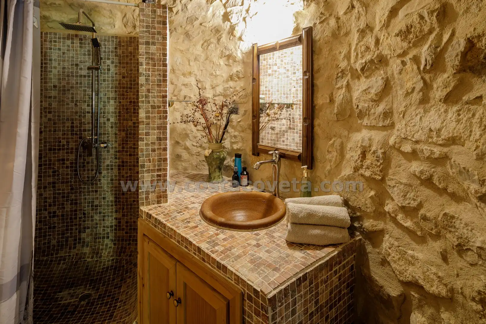 Baño de Casa o chalet en venta en Relleu con Aire acondicionado, Calefacción y Jardín privado