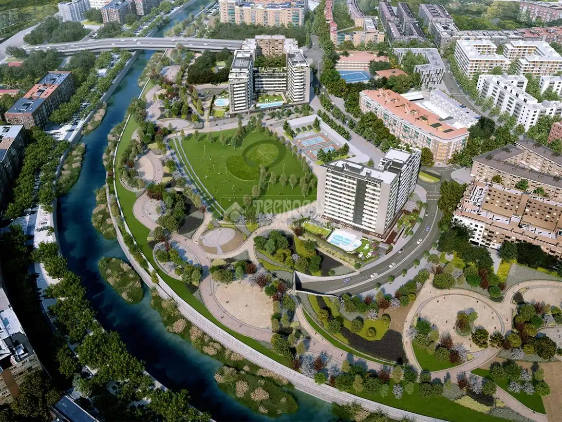 Vista exterior de Piso en venta en Madrid