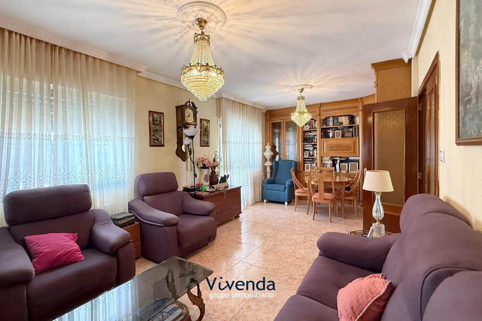 Sala de estar de Casa adosada en venta en Humanes de Madrid con Calefacción, Jardín privado y Terraza