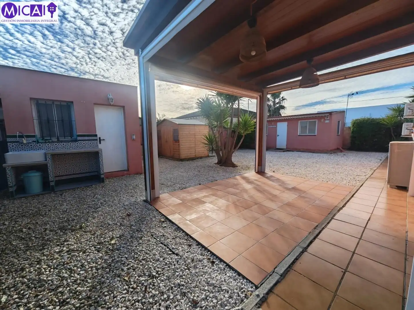 Garden of Houses for sale in Chiclana de la Frontera  with Air Conditioner and Terrace