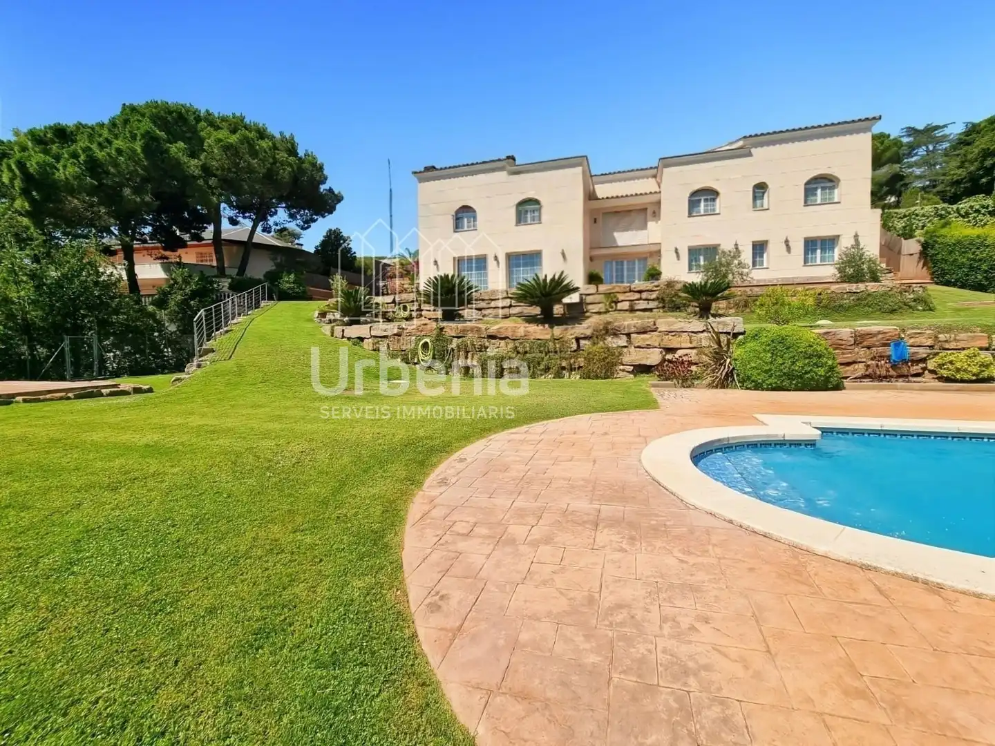 Garden of Houses for sale in Sant Andreu de Llavaneres  with Air Conditioner, Heating and Swimming Pool