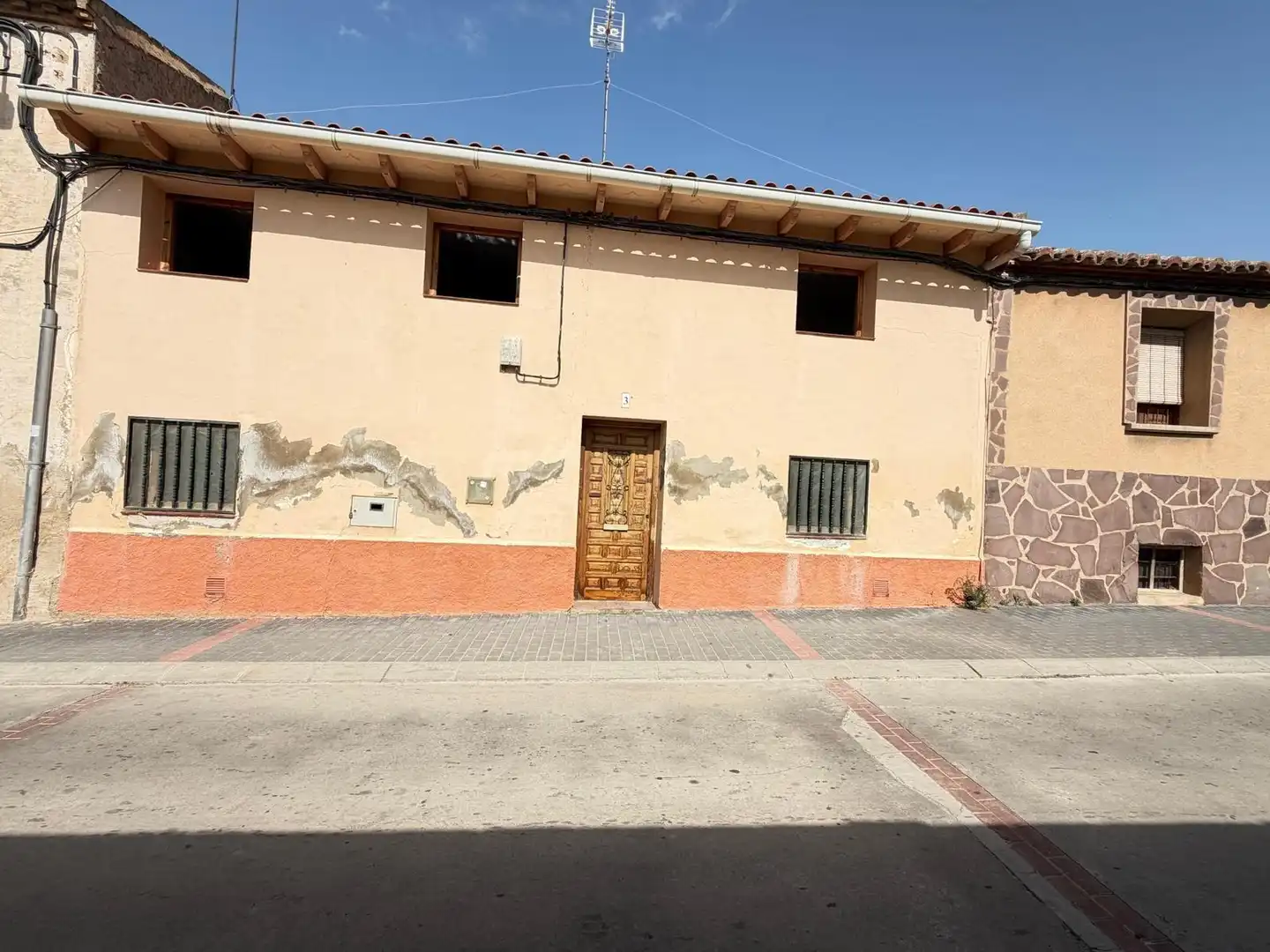 Vista exterior de Casa adosada en venda en Mallén