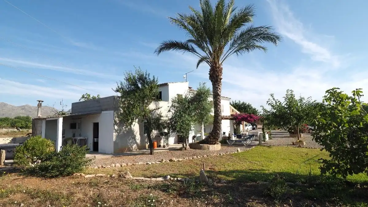 Vista exterior de Finca rústica en venta en Pollença con Calefacción, Jardín privado y Terraza