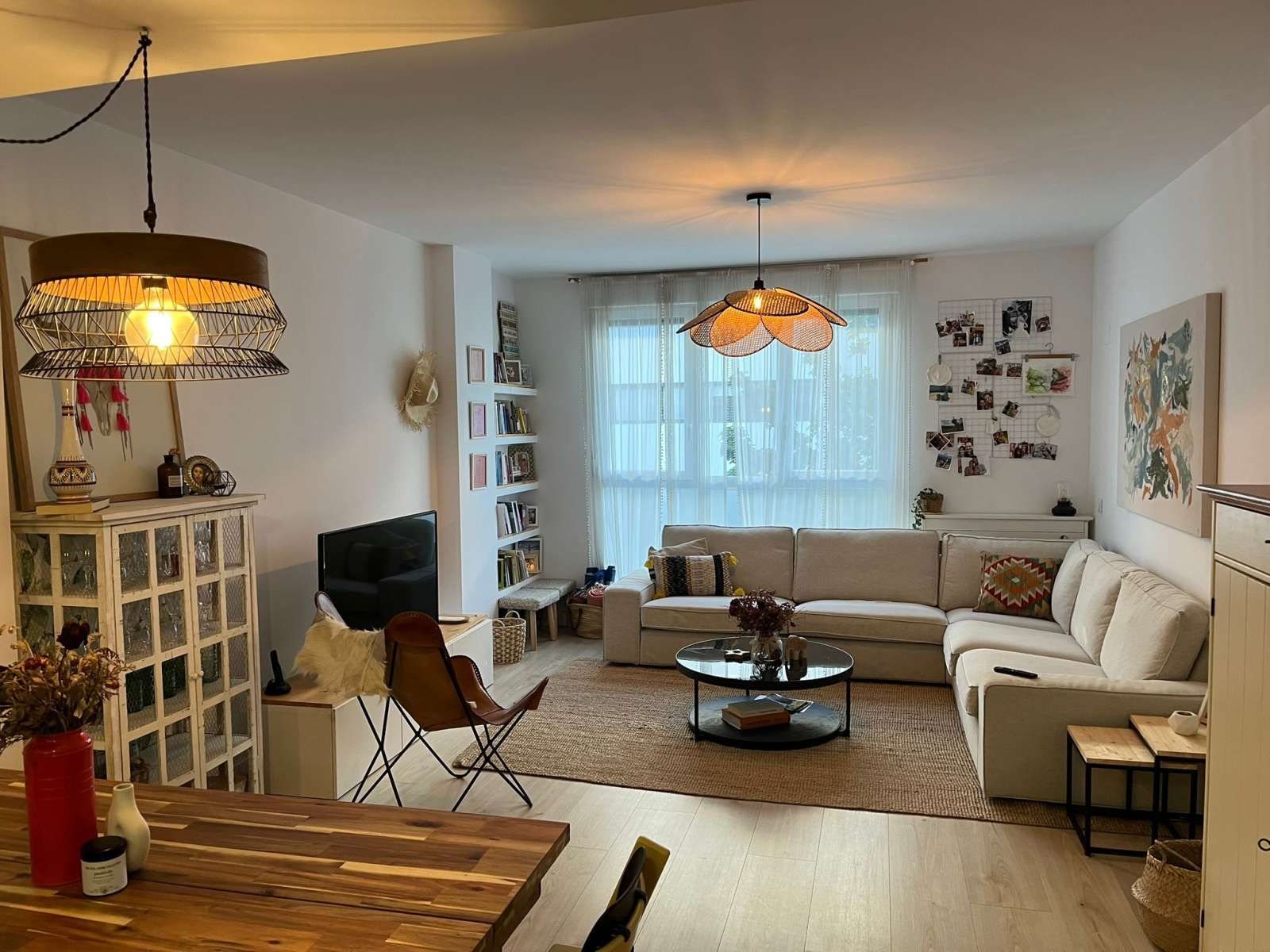 Sala d'estar de Apartament per a compartir en  Madrid Capital amb Aire condicionat i Terrassa