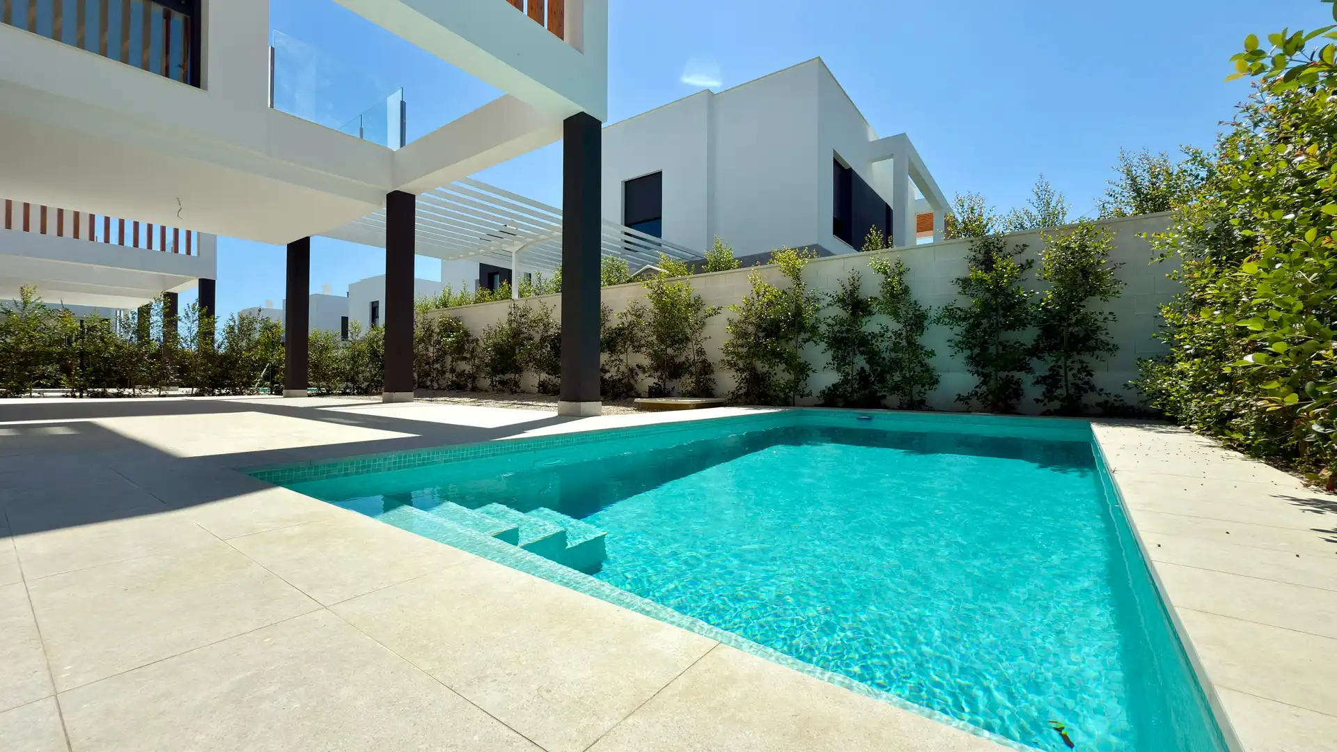 Piscina de Casa o xalet en venda en Mutxamel amb Aire condicionat, Calefacció i Jardí privat