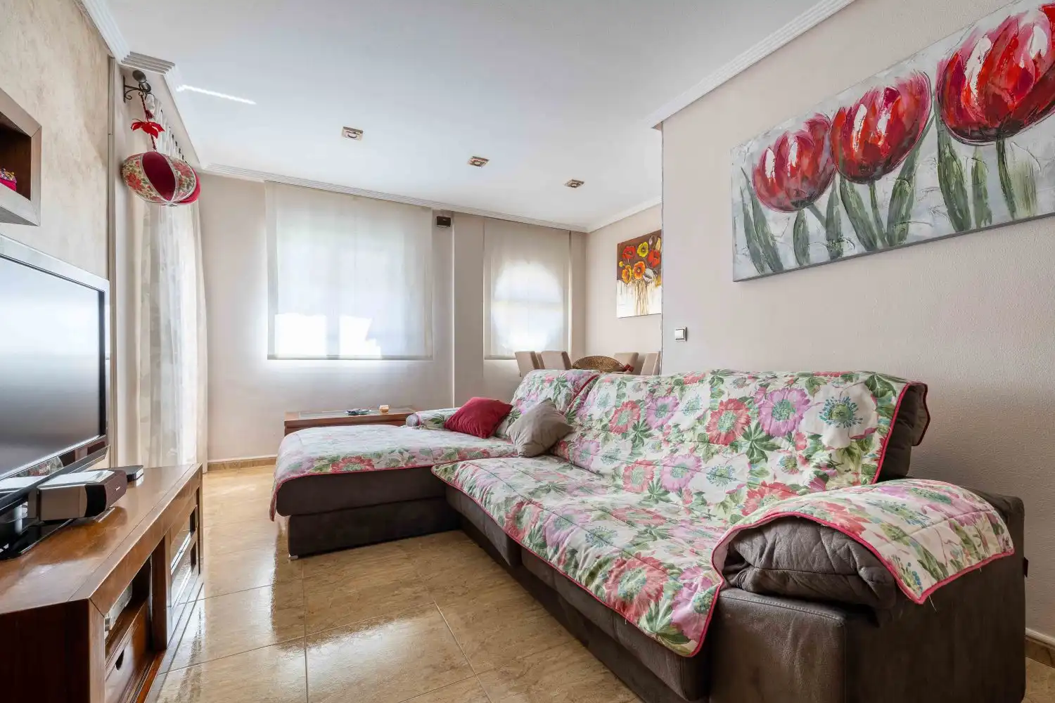 Wohnzimmer von Wohnung zum Verkauf in Las Torres de Cotillas mit Klimaanlage, Terrasse und Abstellraum