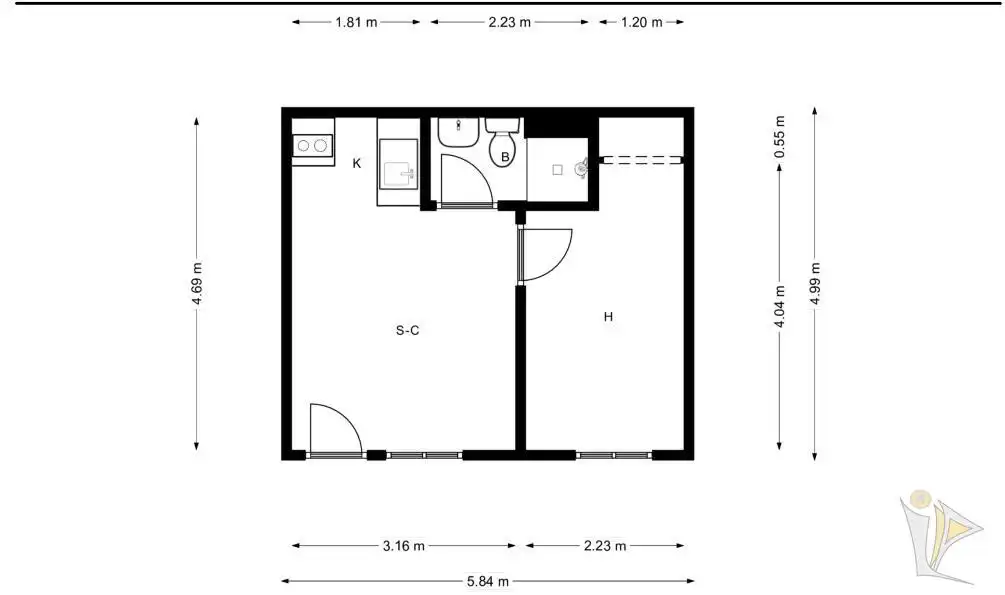 Flat for sale in CL ABASTOS, Centro