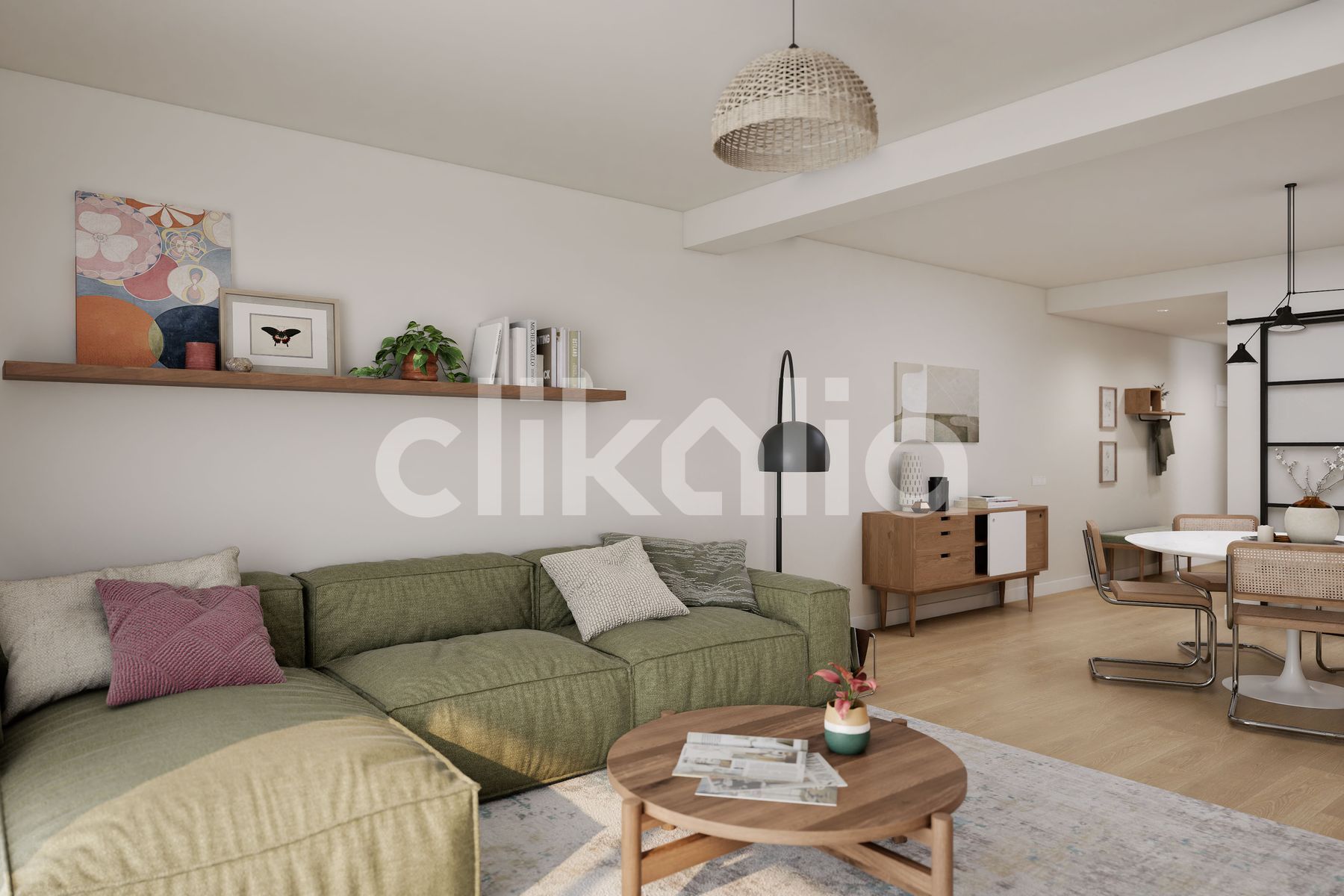 Living room of Flat for sale in  Sevilla Capital  with Air Conditioner, Private garden and Terrace