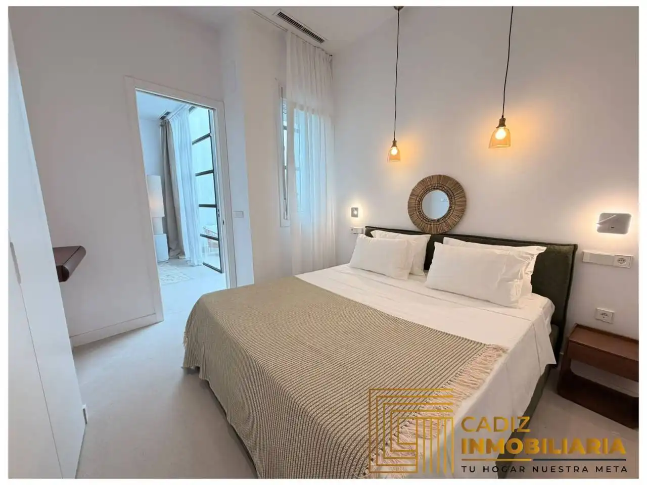 Bedroom of Flat for sale in Cádiz  with Air Conditioner and Furnished