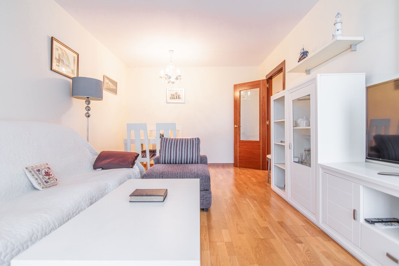 Sala d'estar de Pis en venda en Gozón amb Calefacció, Jardí privat i Traster