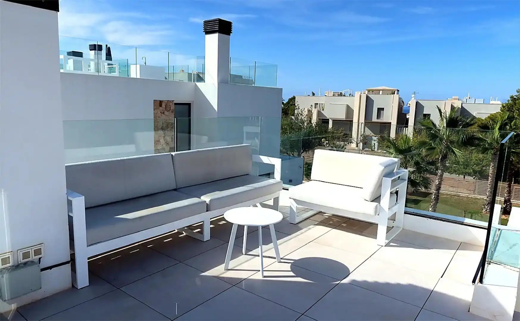 Terrassa de Casa o xalet de lloguer en Sant Josep de sa Talaia amb Aire condicionat, Jardí privat i Traster