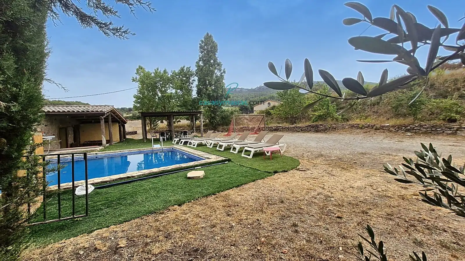 Piscina de Finca rústica en venda en Sant Martí Sarroca amb Calefacció, Jardí privat i Parquet