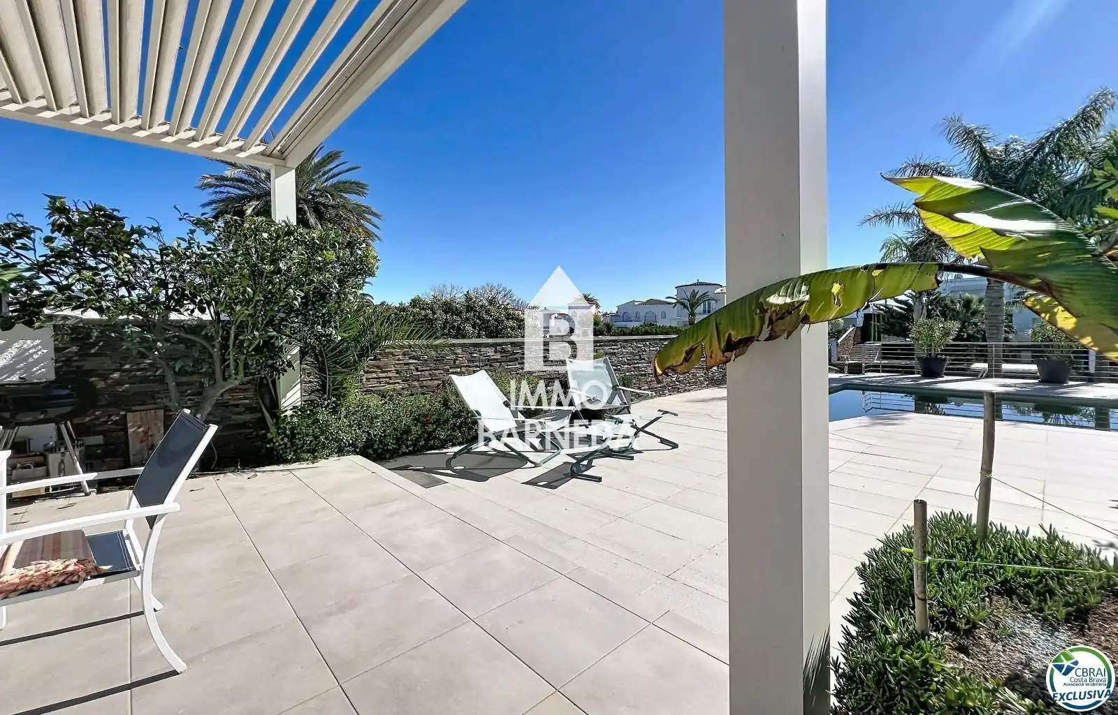 Exterior view of Houses for sale in Empuriabrava  with Air Conditioner, Terrace and Swimming Pool