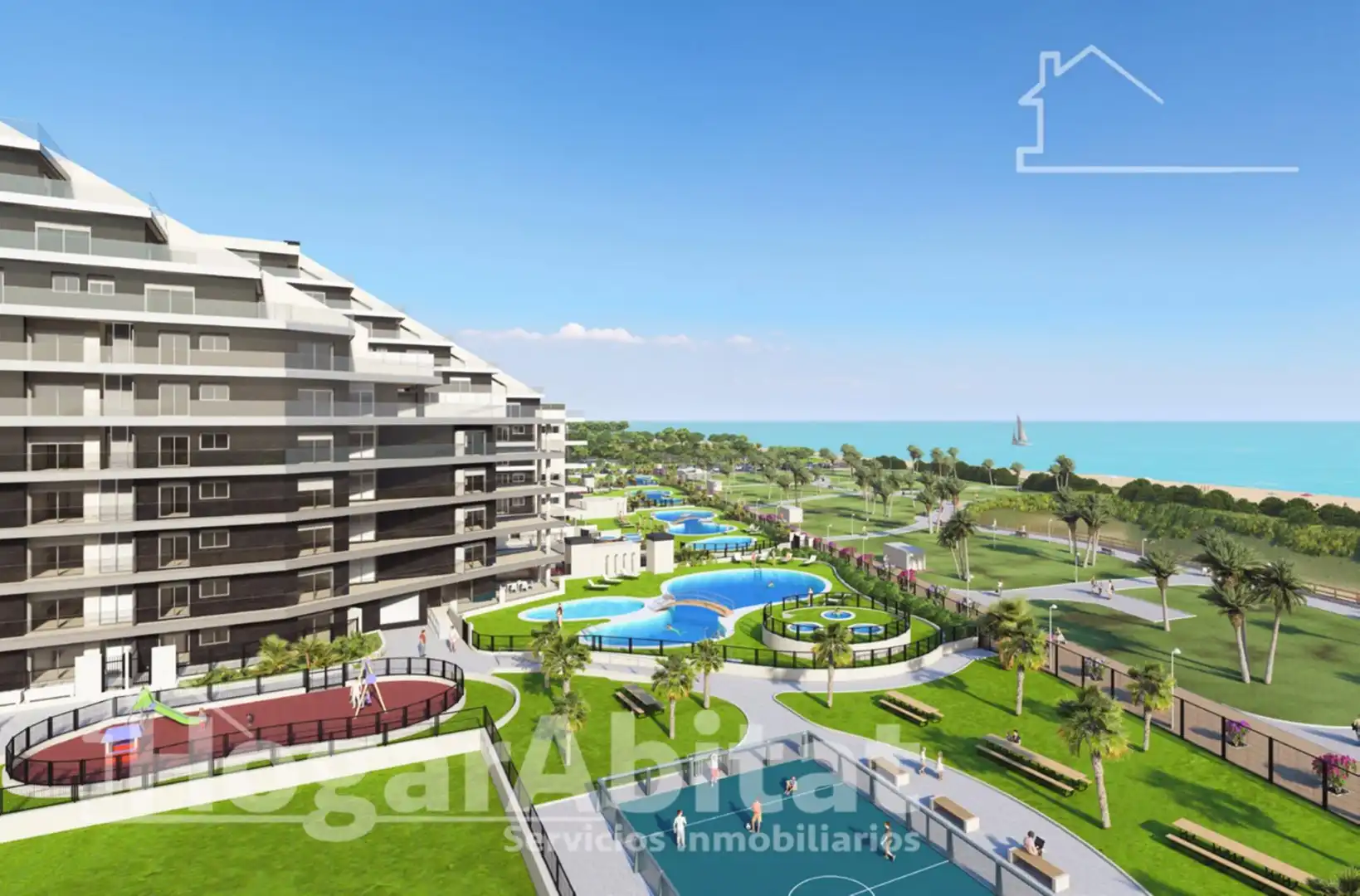 VIVIENDA DE LUJO TOTALMENTE NUEVO CON GARAJE Y PISCINA EN LA PRIMERA LINEA DE LA PLAYA, imatge 2