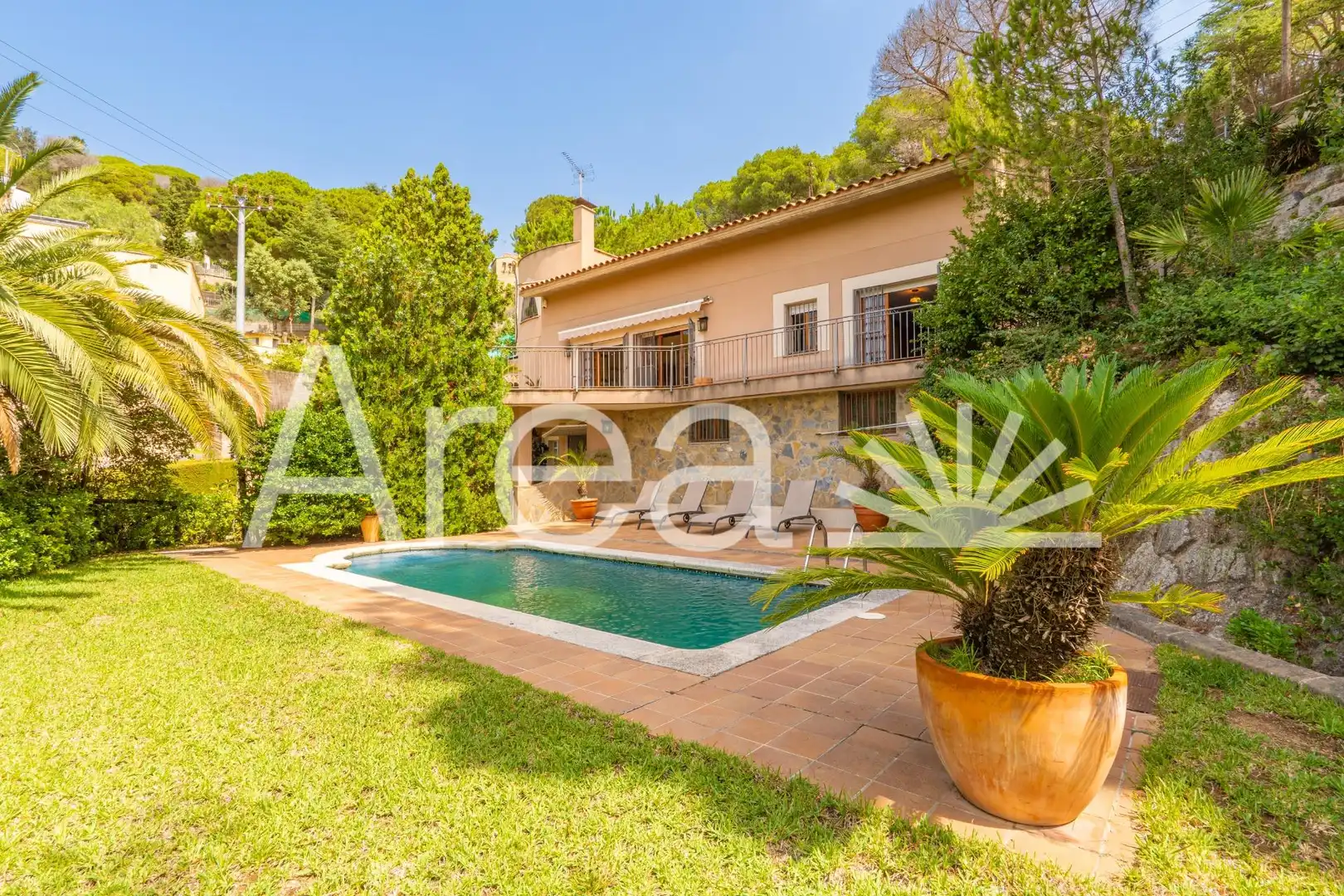 Jardín de Casa o chalet en venta en Mataró con Jardín privado, Terraza y Piscina