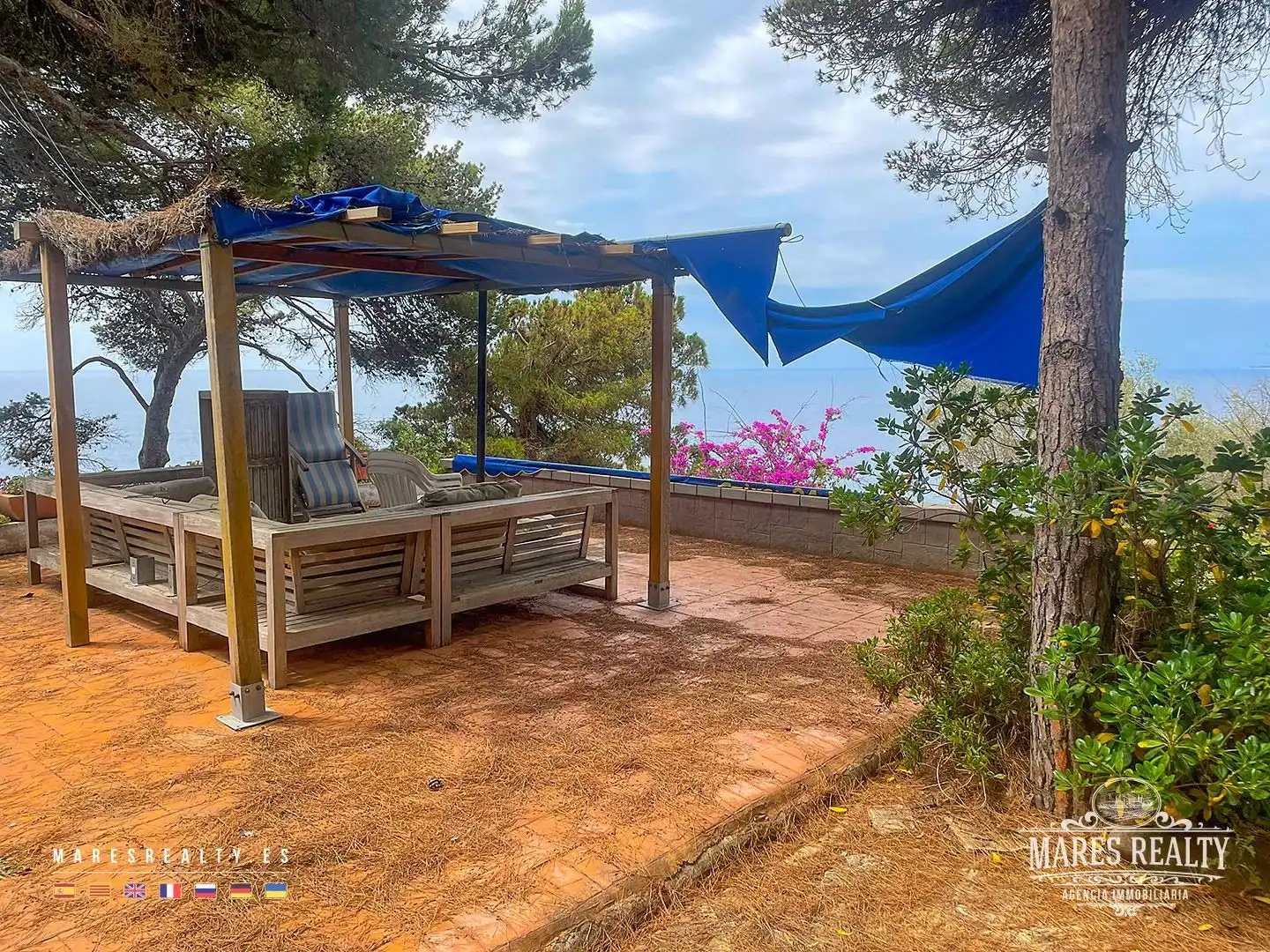 Terraza de Casa o chalet en venta en Lloret de Mar con Calefacción, Jardín privado y Piscina
