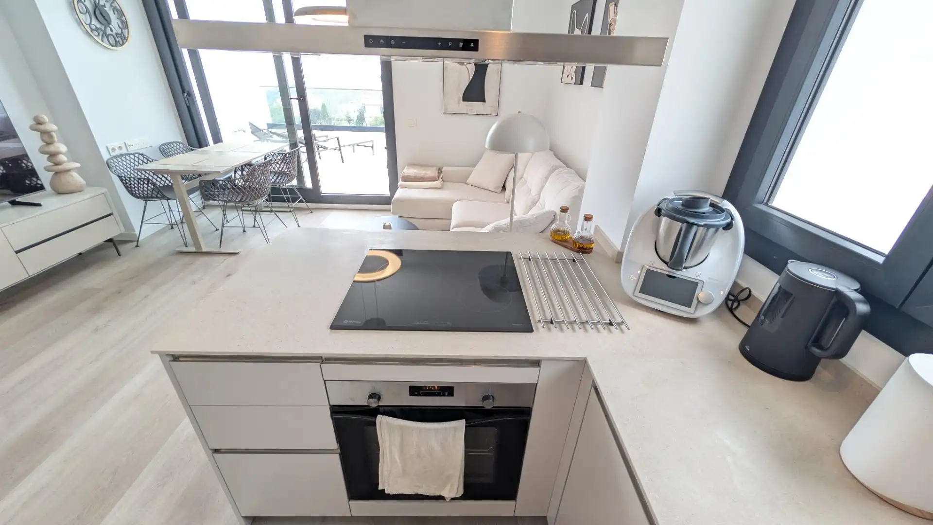 Küche von Wohnung zur Miete in Torremolinos mit Klimaanlage, Heizung und Terrasse
