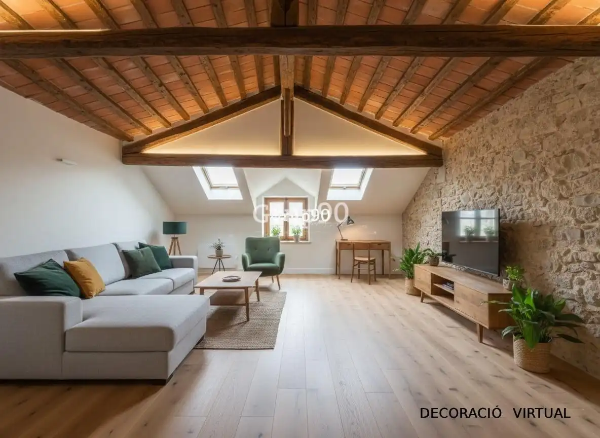 Sala d'estar de Casa o xalet en venda en Sunyer amb Calefacció, Terrassa i Traster