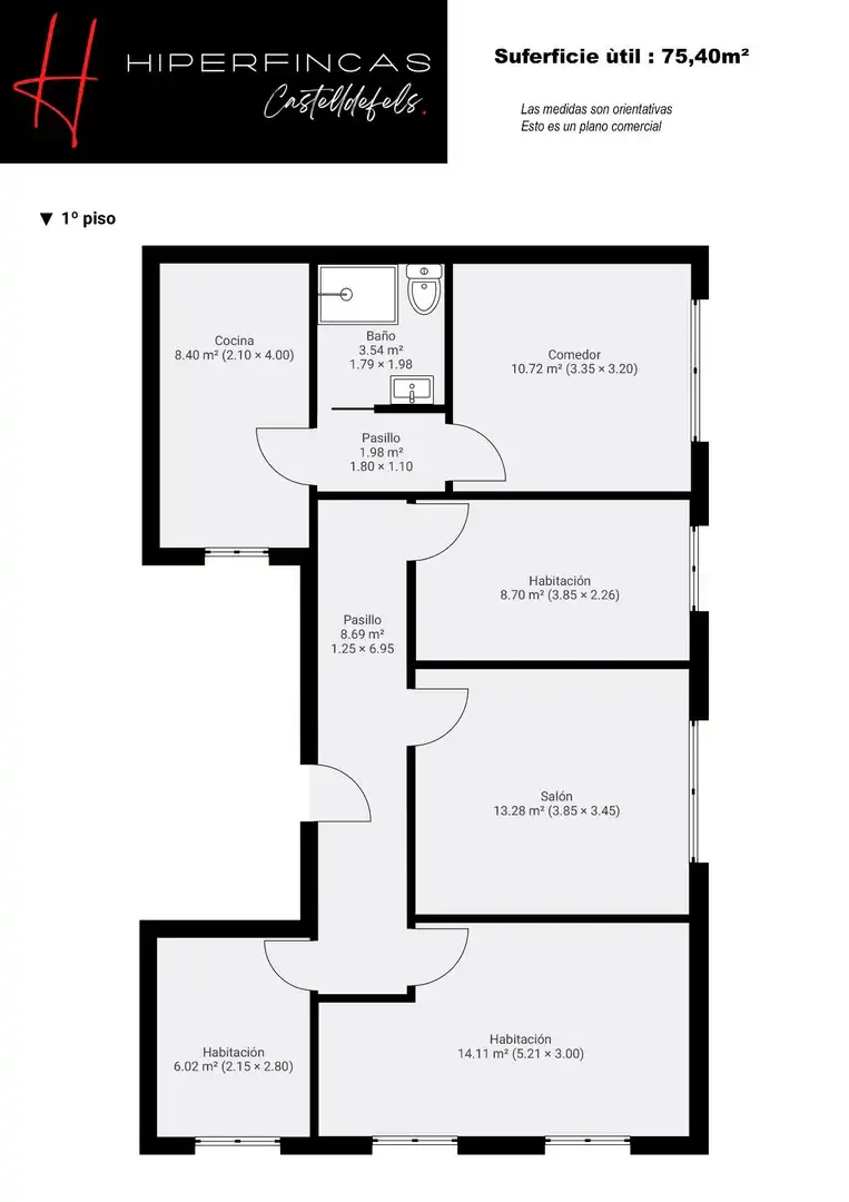 Wohnung zum Verkauf in Sant Boi de Llobregat mit Heizung