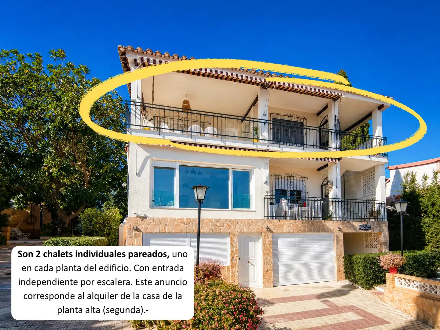 Vista exterior de Casa adosada de lloguer en El Campello amb Aire condicionat, Calefacció i Jardí privat