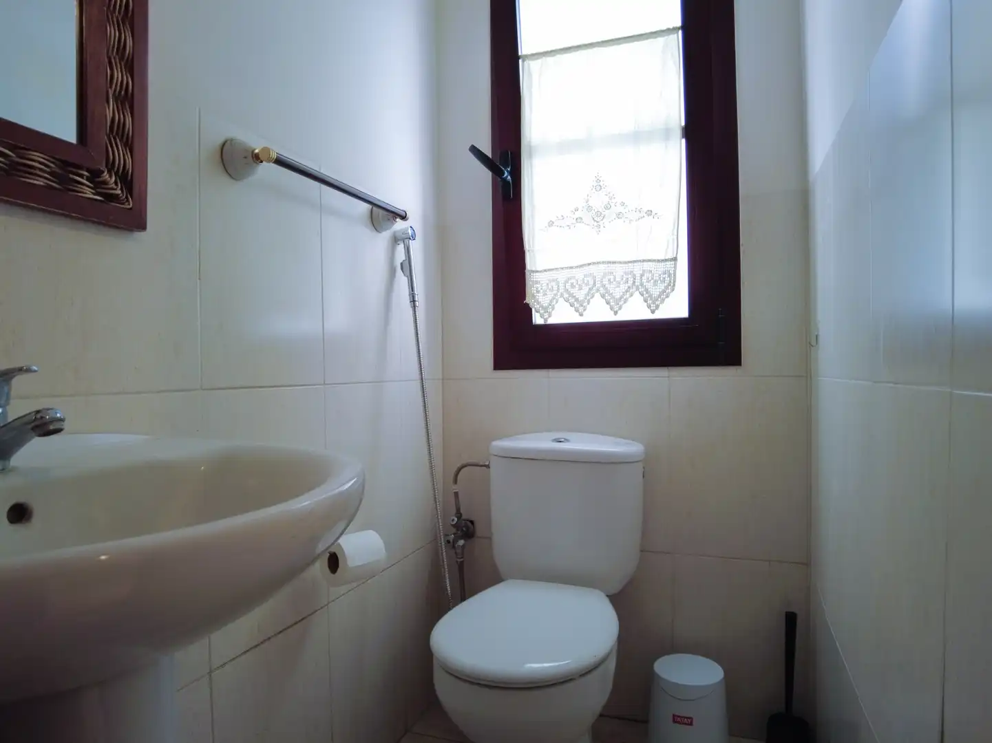 Baño de Casa adosada de alquiler en La Orotava con Calefacción, Parquet y Amueblado