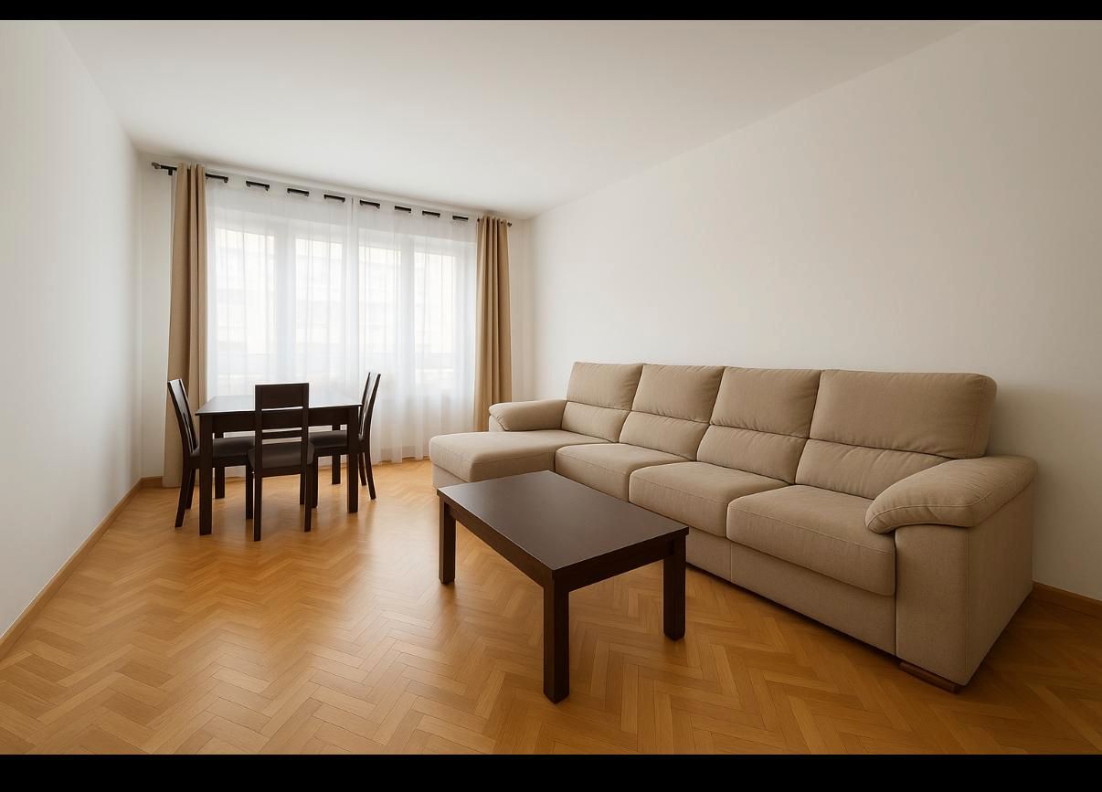 Sala d'estar de Pis en venda en San Sebastián de los Reyes amb Parquet, Traster i Moblat