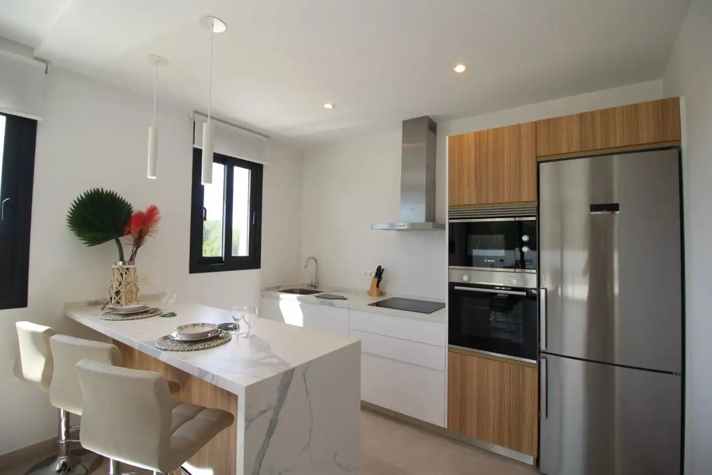 Cocina de Casa o chalet en venta en La Nucia con Aire acondicionado, Calefacción y Jardín privado