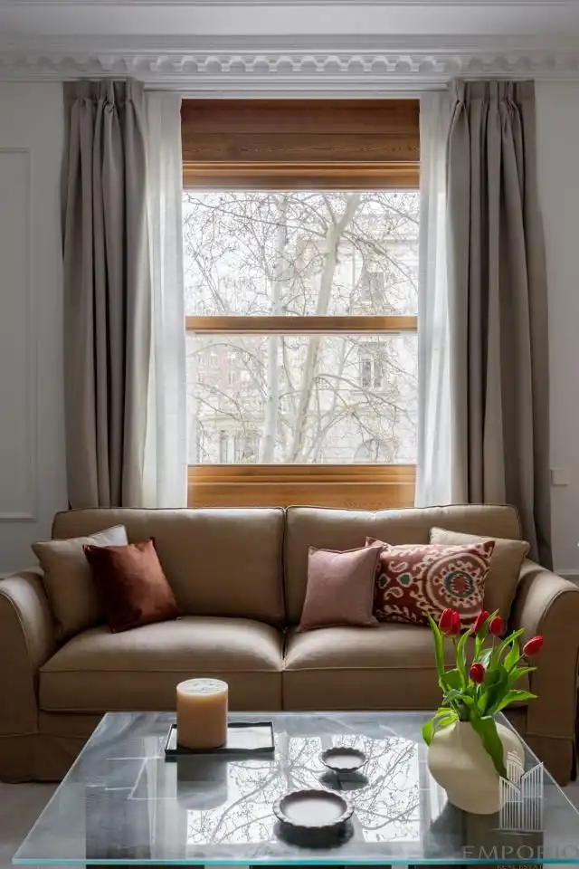 Wohnzimmer von Wohnung zum Verkauf in Madrid mit Klimaanlage, Heizung und Terrasse