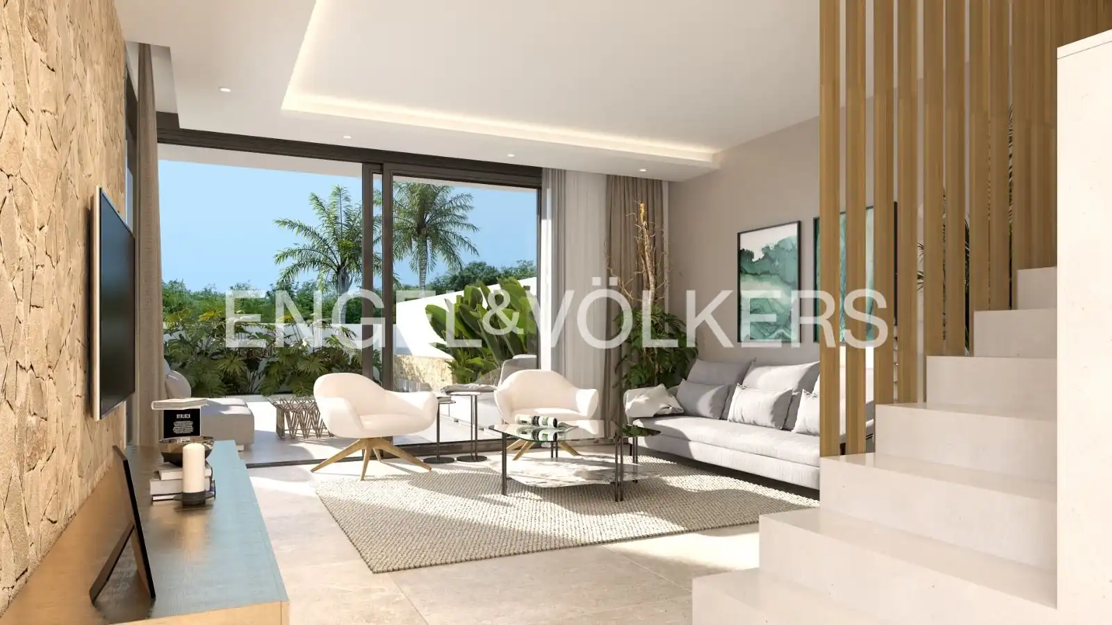 Sala de estar de Casa o chalet en venta en Orihuela con Aire acondicionado, Calefacción y Jardín privado