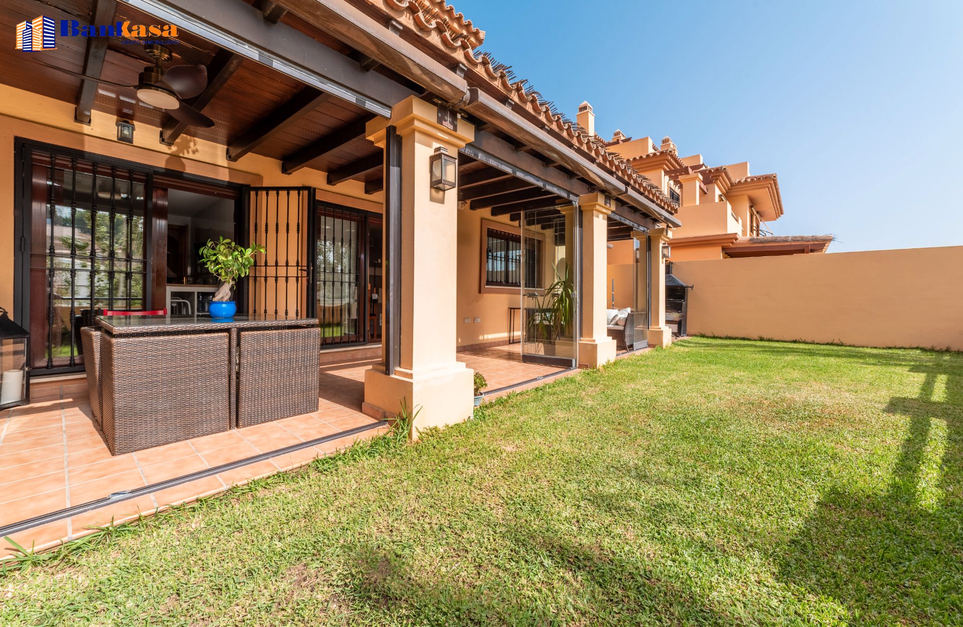 Jardí de Casa adosada en venda en Málaga Capital amb Aire condicionat, Jardí privat i Terrassa