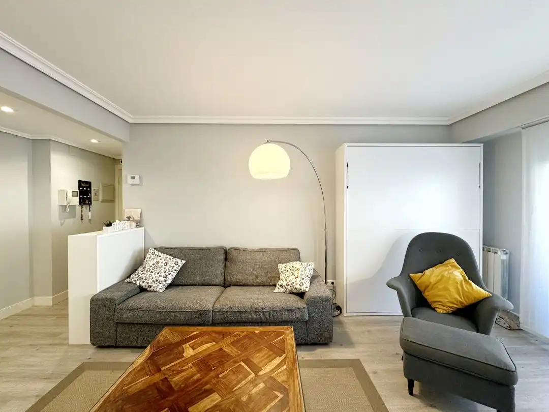 Living room of Flat for rent in Donostia - San Sebastián   with Heating, Terrace and Storage room