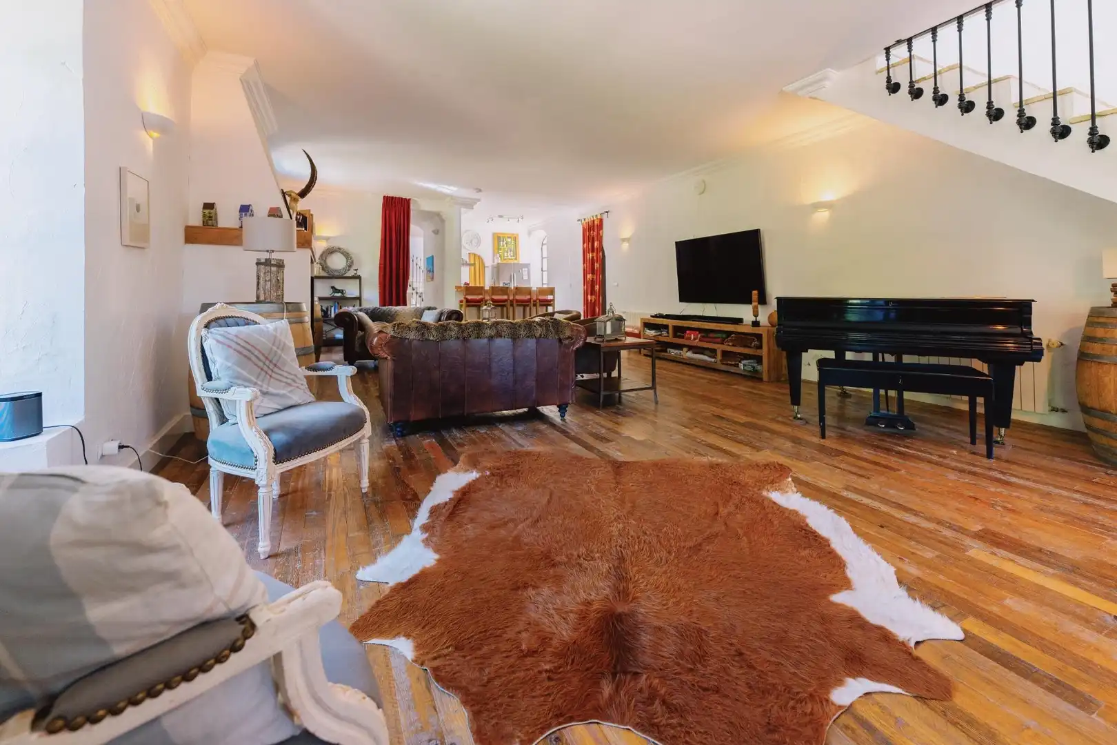 Sala de estar de Finca rústica en venta en Setenil de las Bodegas