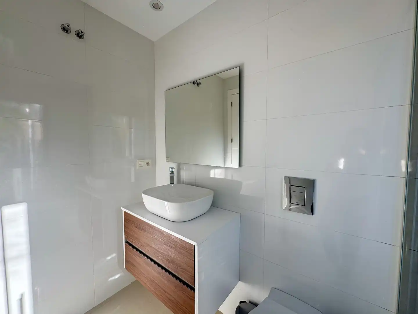 Badezimmer von Haus oder Chalet zum Verkauf in Algorfa mit Klimaanlage, Heizung und Privatgarten