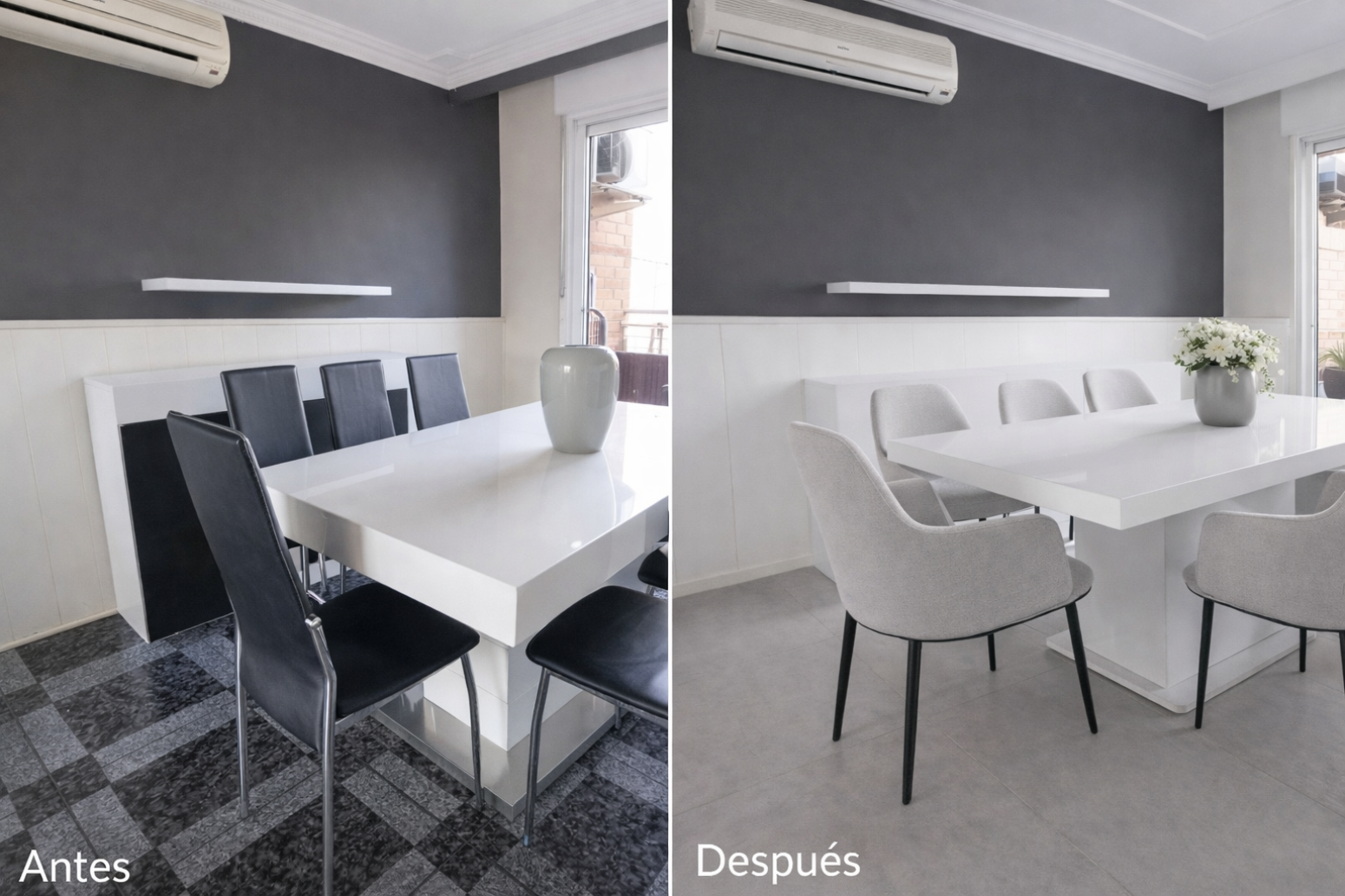Dining room of Flat for sale in  Madrid Capital  with Heating and Terrace