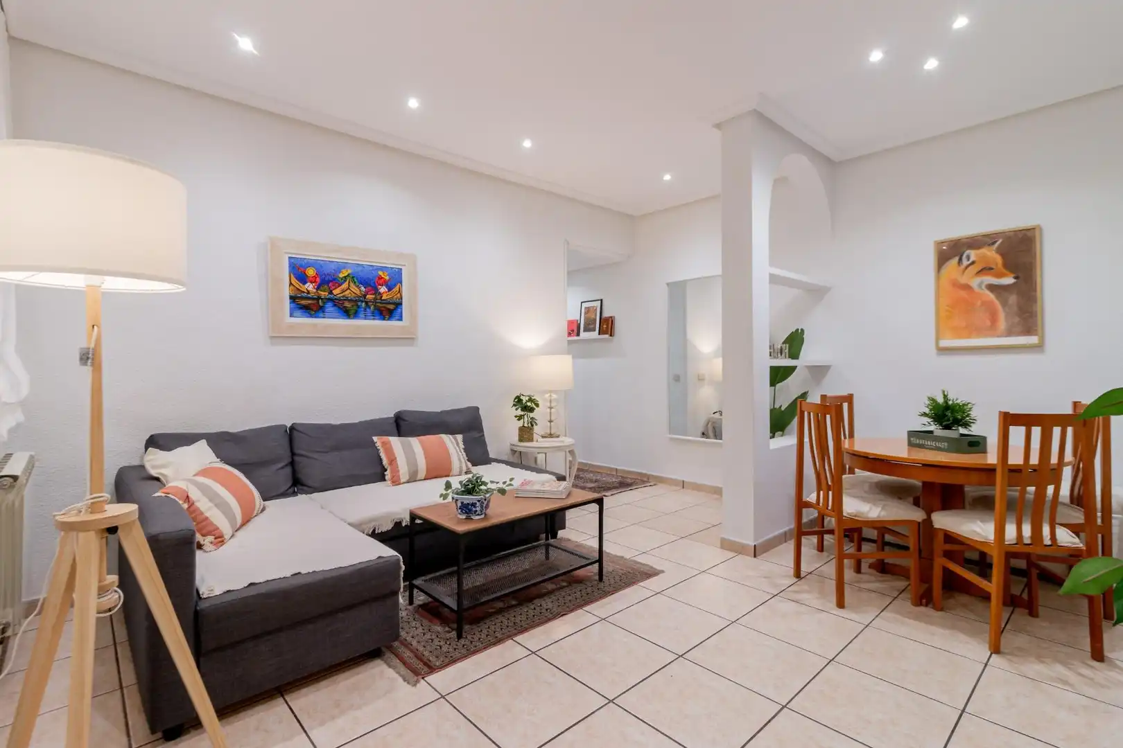 Living room of Flat for sale in Madrid  with Heating and Furnished