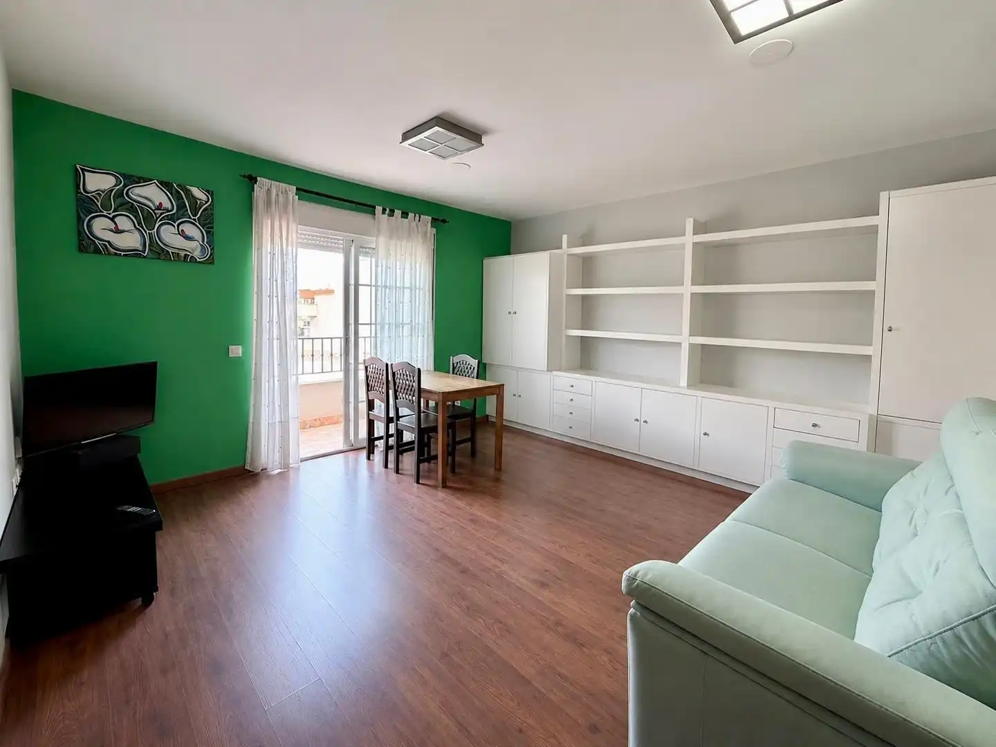 Living room of Study for rent in Roquetas de Mar  with Air Conditioner, Furnished and Balcony