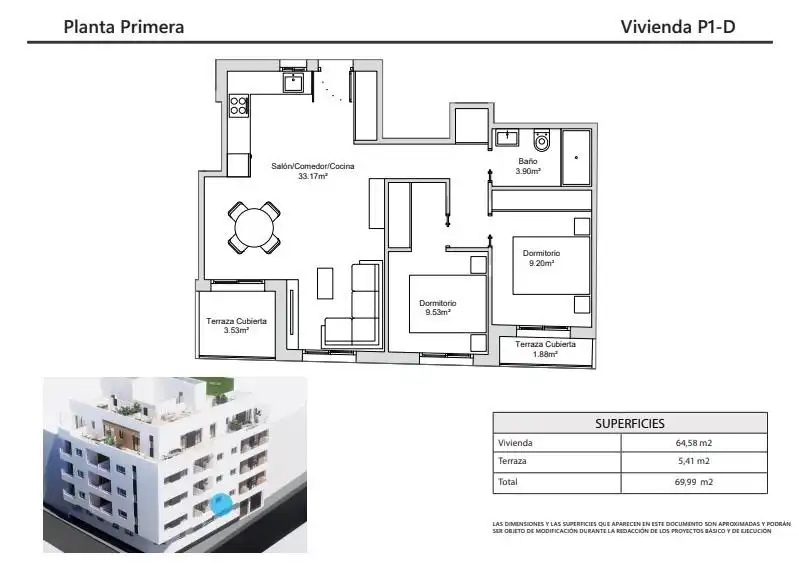 Apartamento en venta en Torrevieja con Terraza