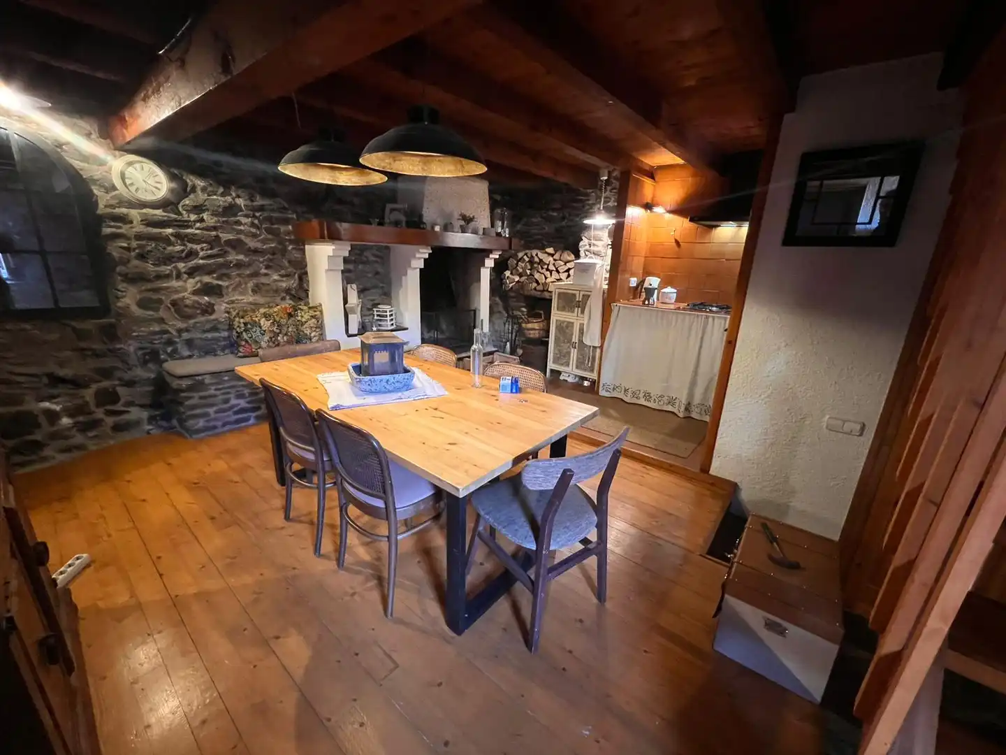 Dining room of Houses for sale in Vilallonga de Ter  with Furnished
