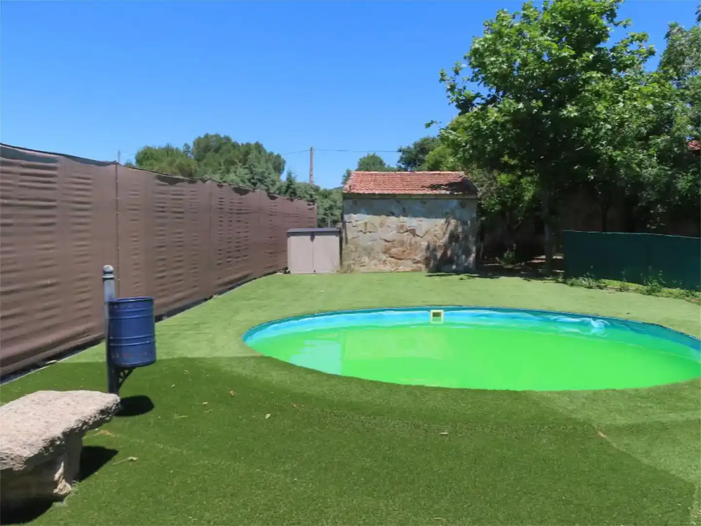 Piscina de Finca rústica en venda en Villar del Rey amb Aire condicionat, Jardí privat i Traster