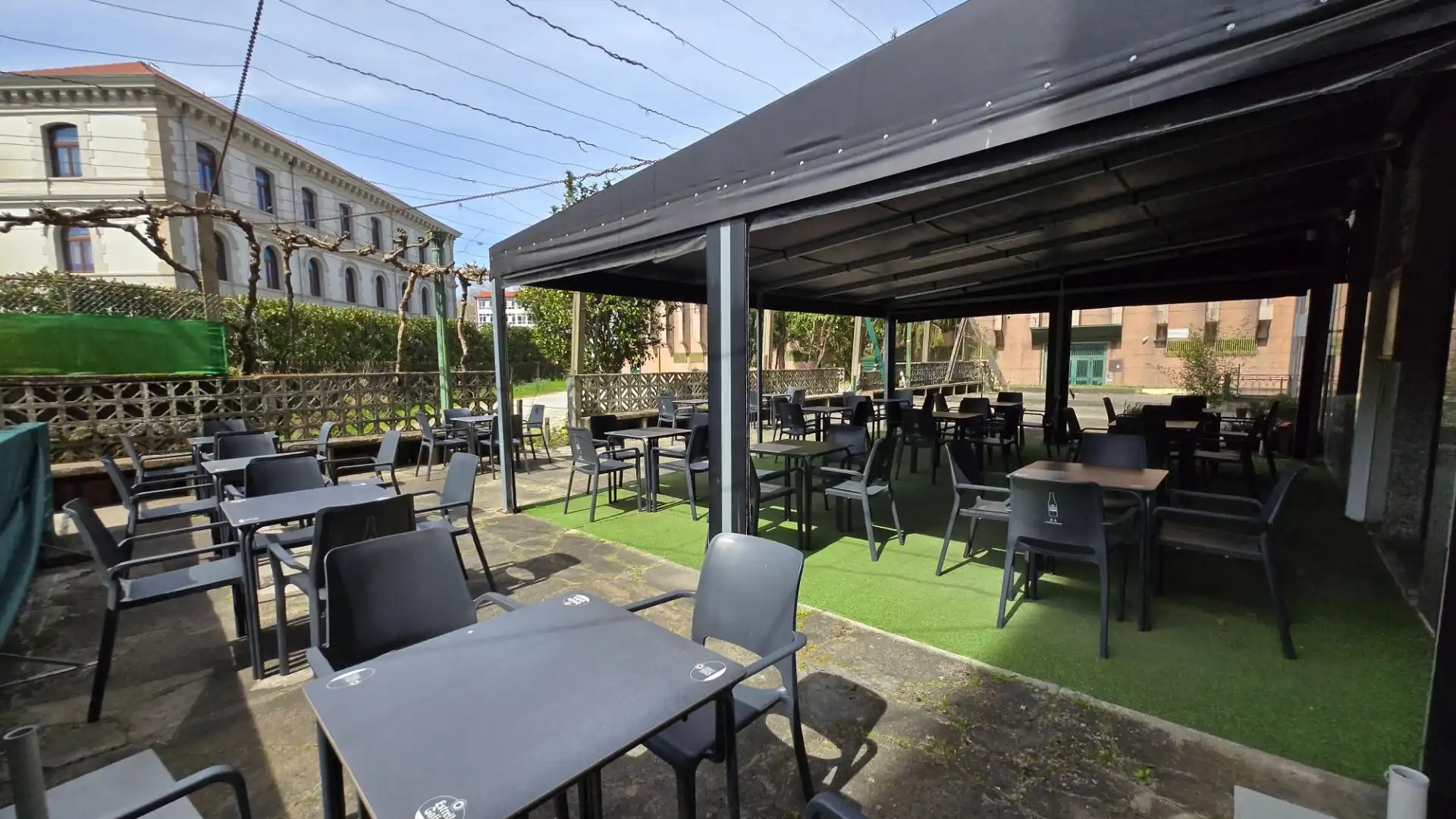 Terrasse von Geschaftsraum zur Miete in Santiago de Compostela  mit Möbliert
